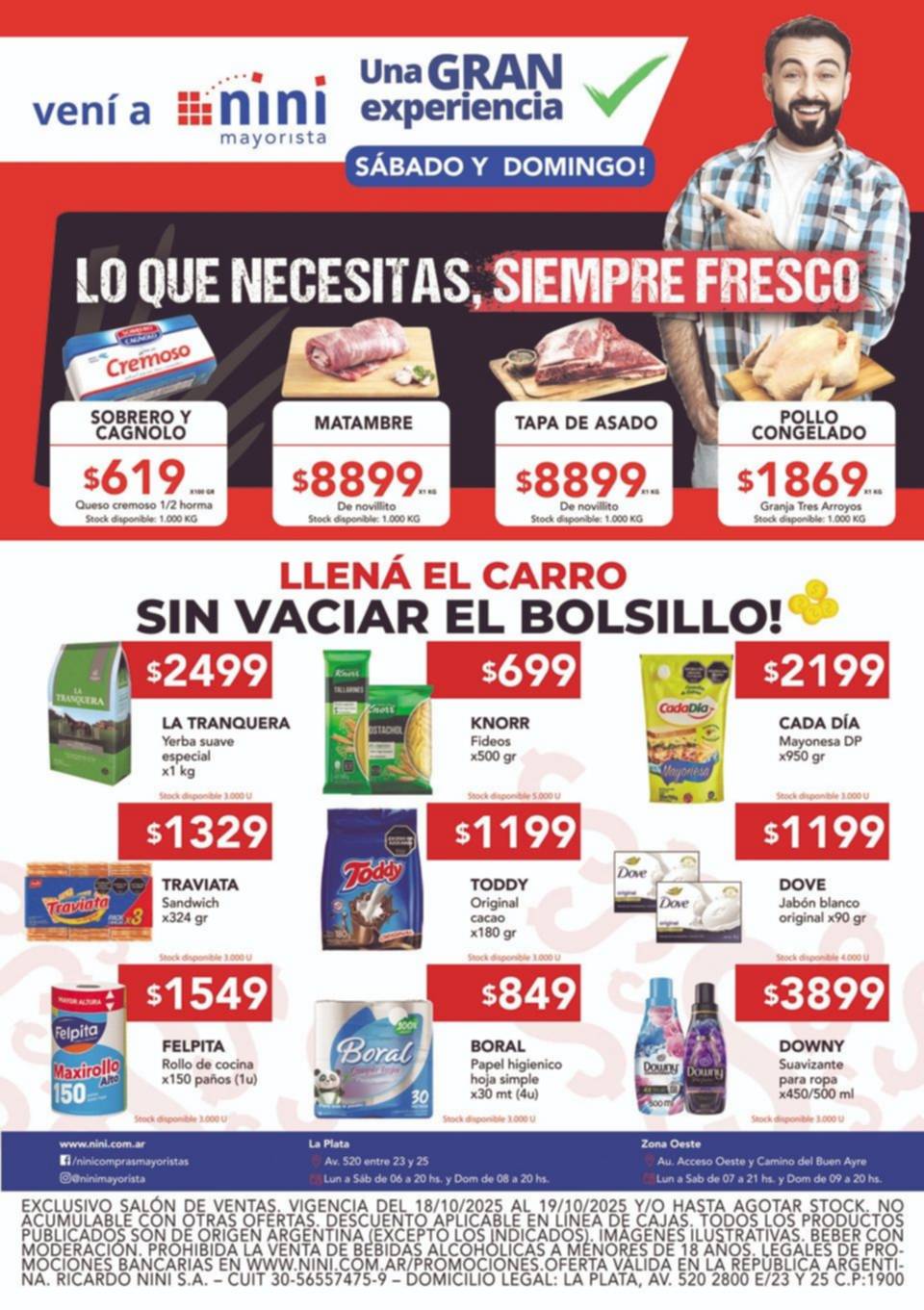 Las ofertas de Nini: llená el carro sin vaciar el bolsillo