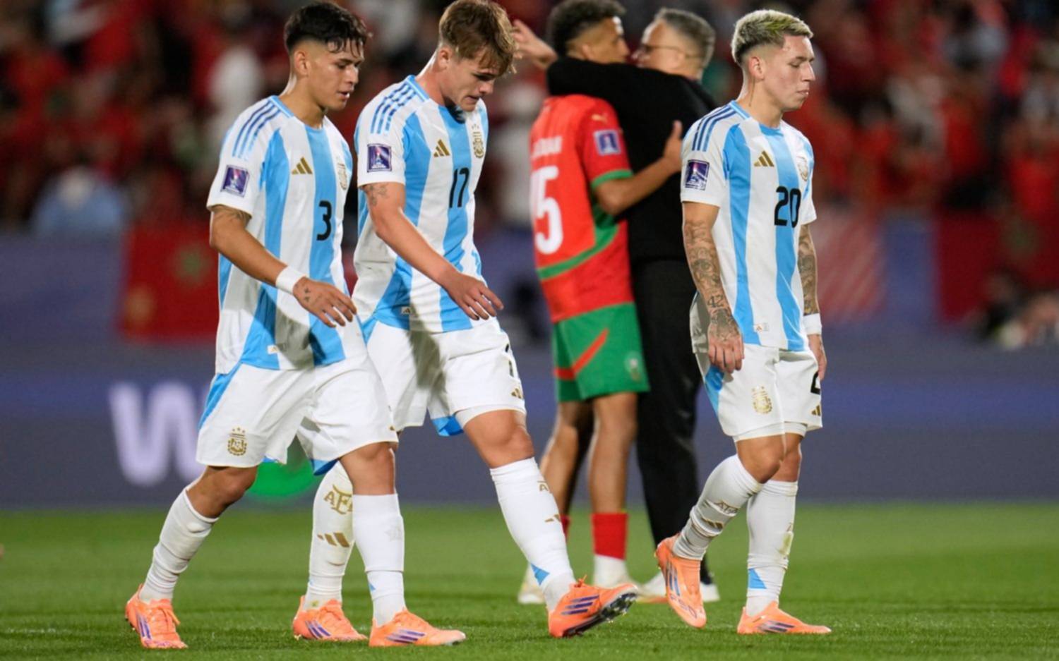Argentina vs Marruecos.- El Sub 20 perdió 2 a 0 ante el combinado marroquí en la final del Mundial