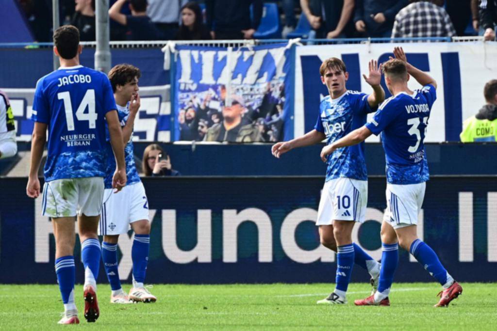 Nico Paz le dio el triunfo al Como ante Juventus