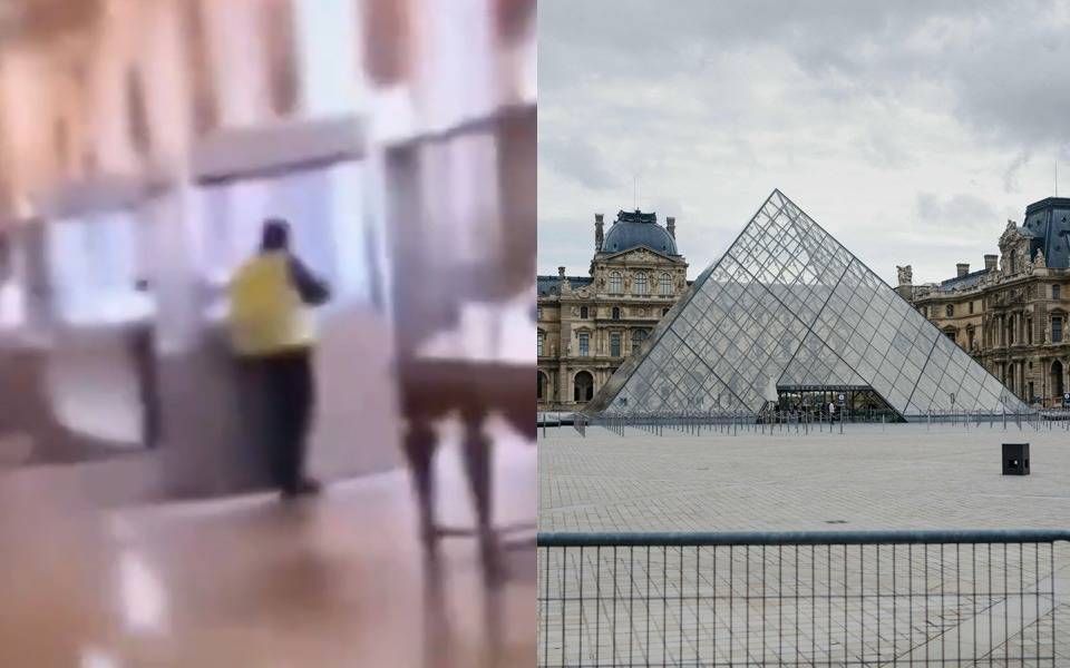 Robo al Louvre: la filmación clave de uno de los ladrones y los detalles de la investigación