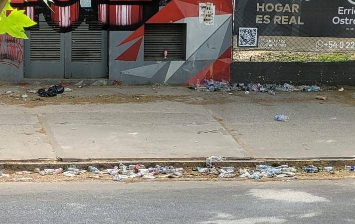 En la zona del Estadio UNO los vecinos denuncian acumulación de basura