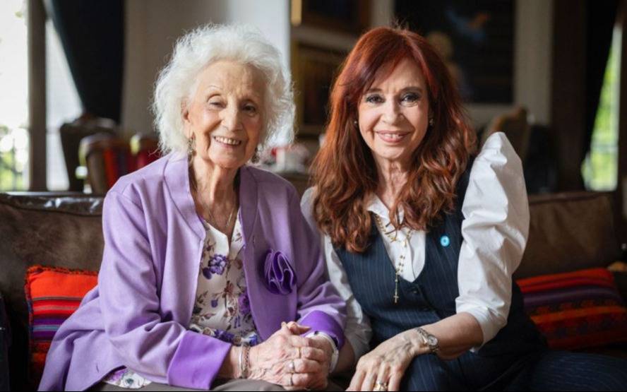 Estela de Carlotto cumple 95 años: el saludo de Cristina Kirchner