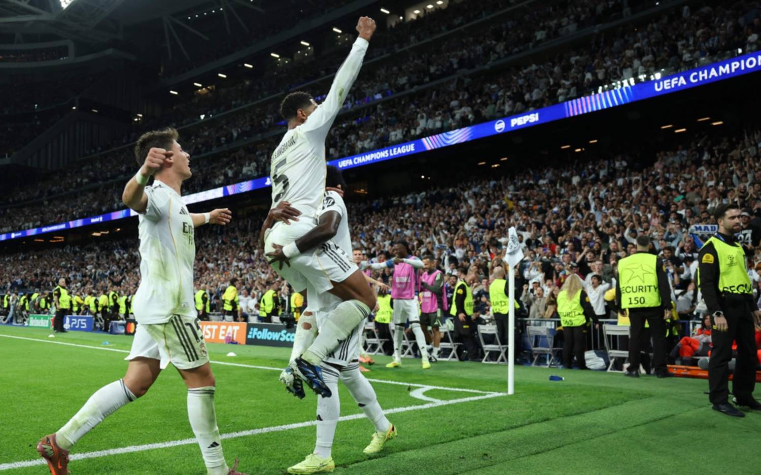 Con Mastantuono, el Real Madrid le ganó 1 a 0 a Juventus por la Champions League