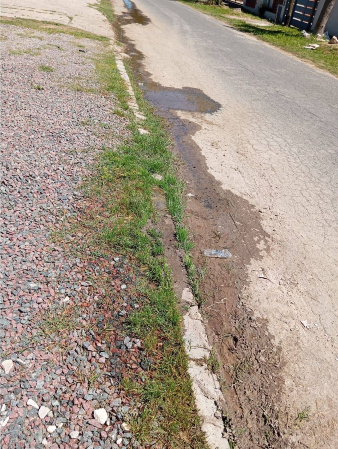 Muchos reclamos y ninguna solución por una pérdida de agua en La Plata