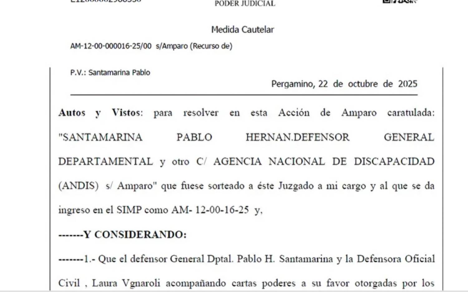 Un juez ordenó restituir las pensiones por discapacidad suspendidas en todo el país
