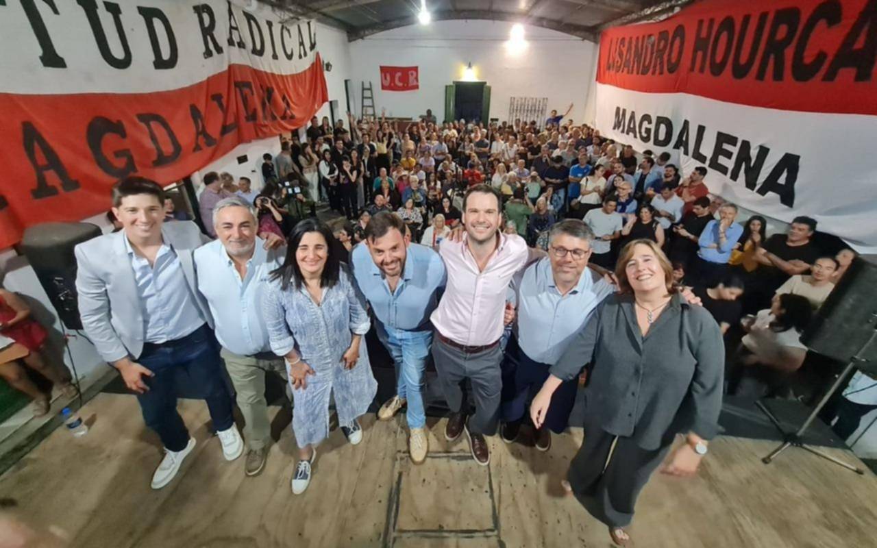 La Coalición Cívica y la UCR cerraron la campaña bonaerense con un acto en Magdalena