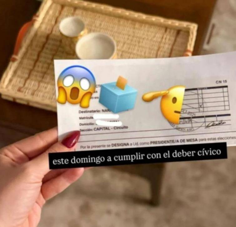 Wanda, presidenta... ¡de mesa! La mediática tendrá un rol clave el domingo