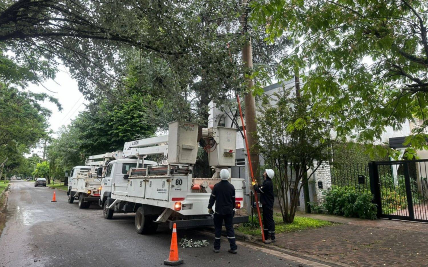 Con la tormenta también llegaron los cortes de luz a los barrios de La Plata: qué zonas están sin servicio