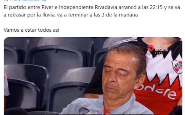 Los memes más desopilantes tras la eliminación de River en la lluviosa noche de Córdoba