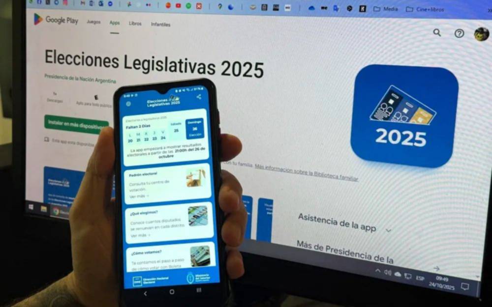 Hay una app para seguir los resultados desde el teléfono celular