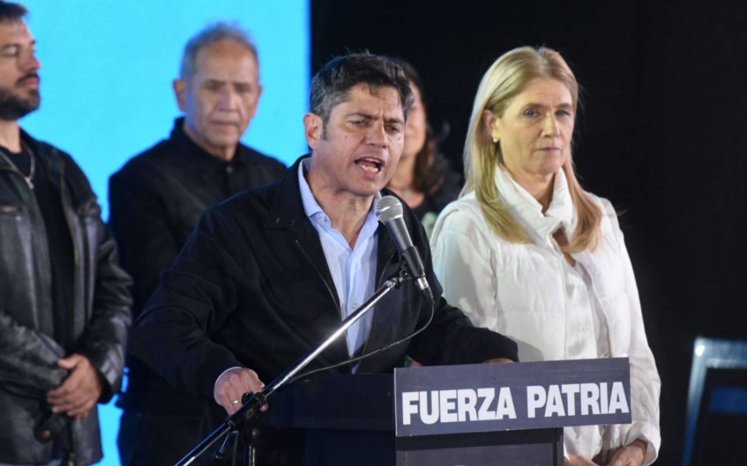 Axel Kicillof, desde el búnker de Fuerza Patria en La Plata: "La situación del pueblo no va a mejorar con las mismas políticas"