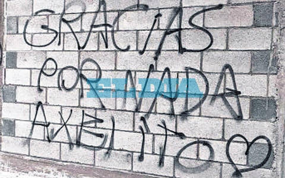 La interna llegó a las paredes en La Plata: "Gracias por nada"