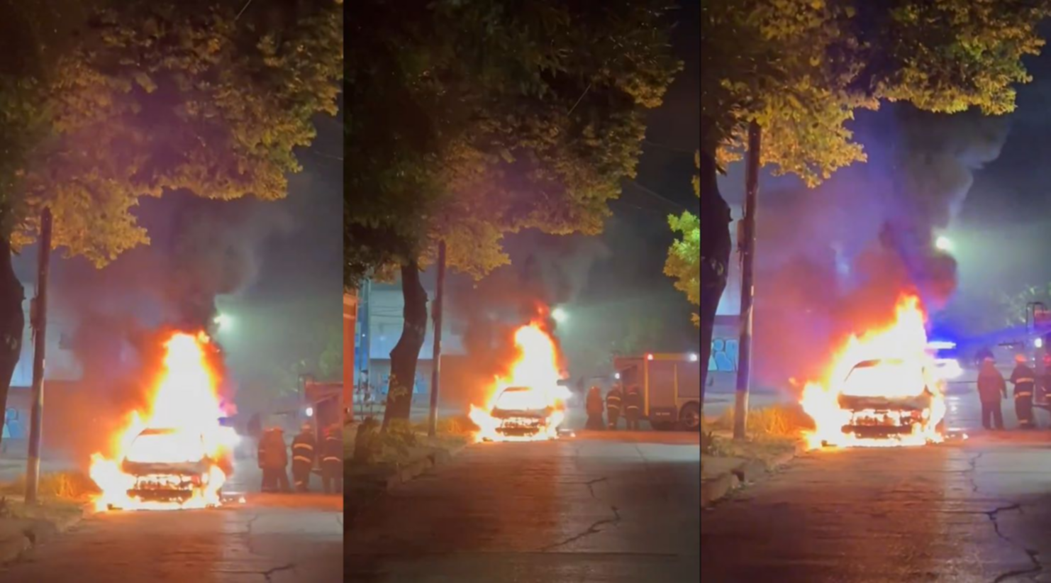 Quemacoches en La Plata: temor en Zona Norte por incendios de autos durante esta madrugada
