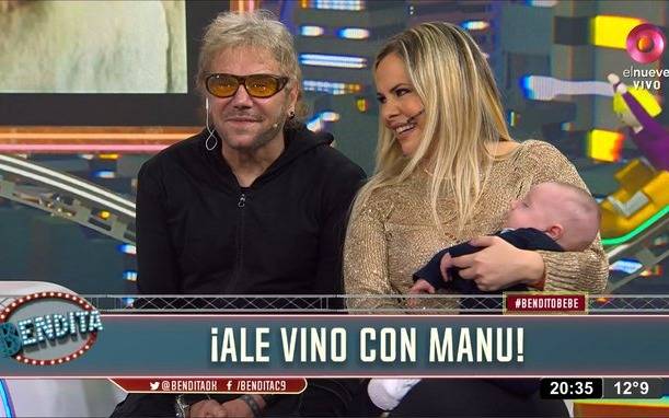 Alejandra Maglietti volvió a Bendita TV y se emocionó al presentar a su bebe Manuel