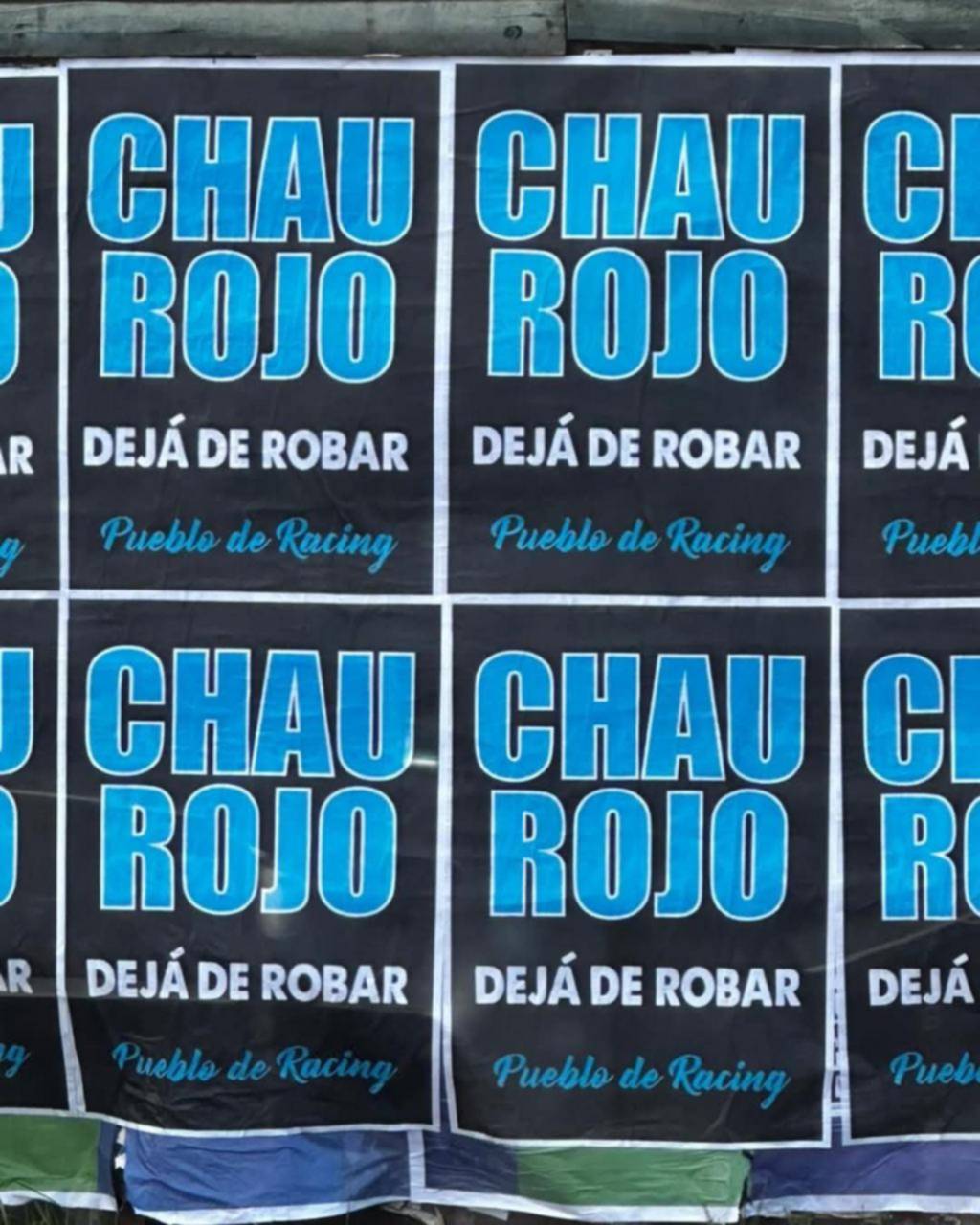 Hubo afiches contra Marcos Rojo