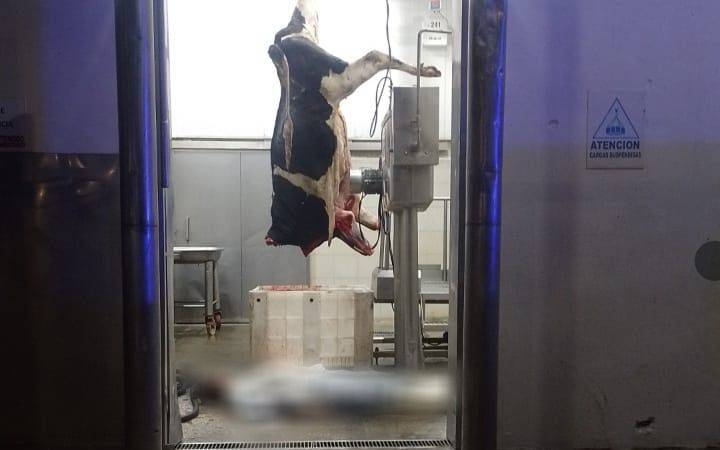 Tragedia en el Frigorífico de Gorina: hallan muerto a un operario en el sector de desposte
