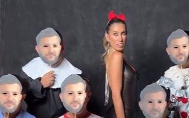 De Brancanieves: el polémico disfraz de Luciana Elbusto para Halloween