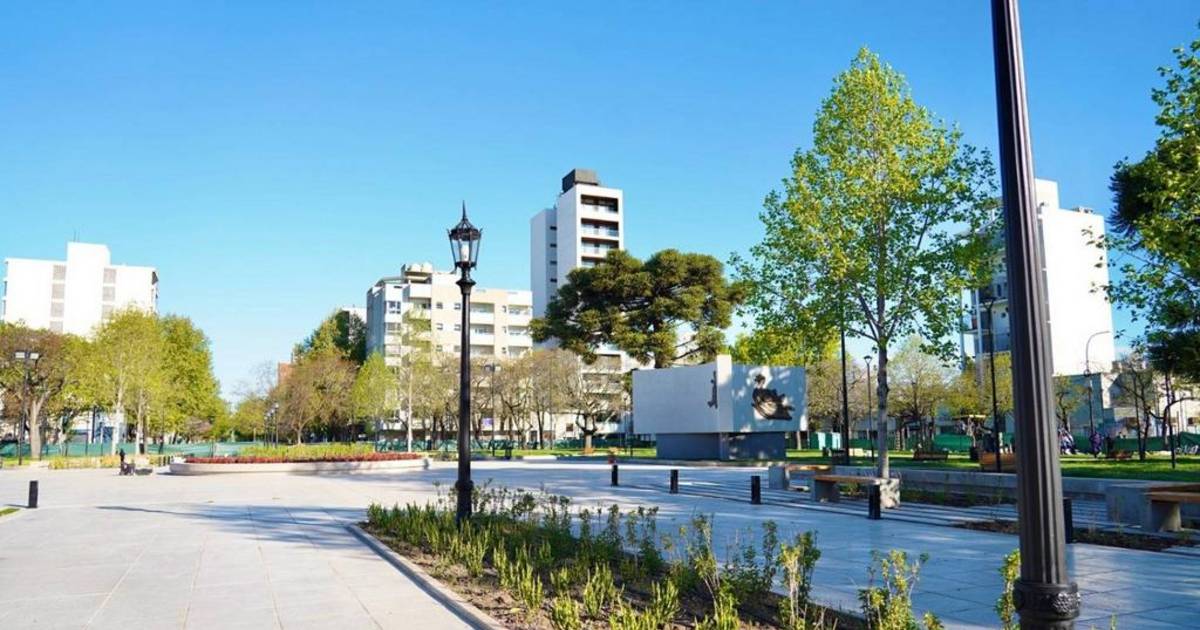 Cómo será la inauguración de la Plaza España: se quedó el monumento | El Dia