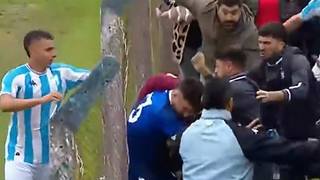 VIDEO | Piñas van, piñas vienen en un partido de Reserva: el Laucha Acosta, protagonista