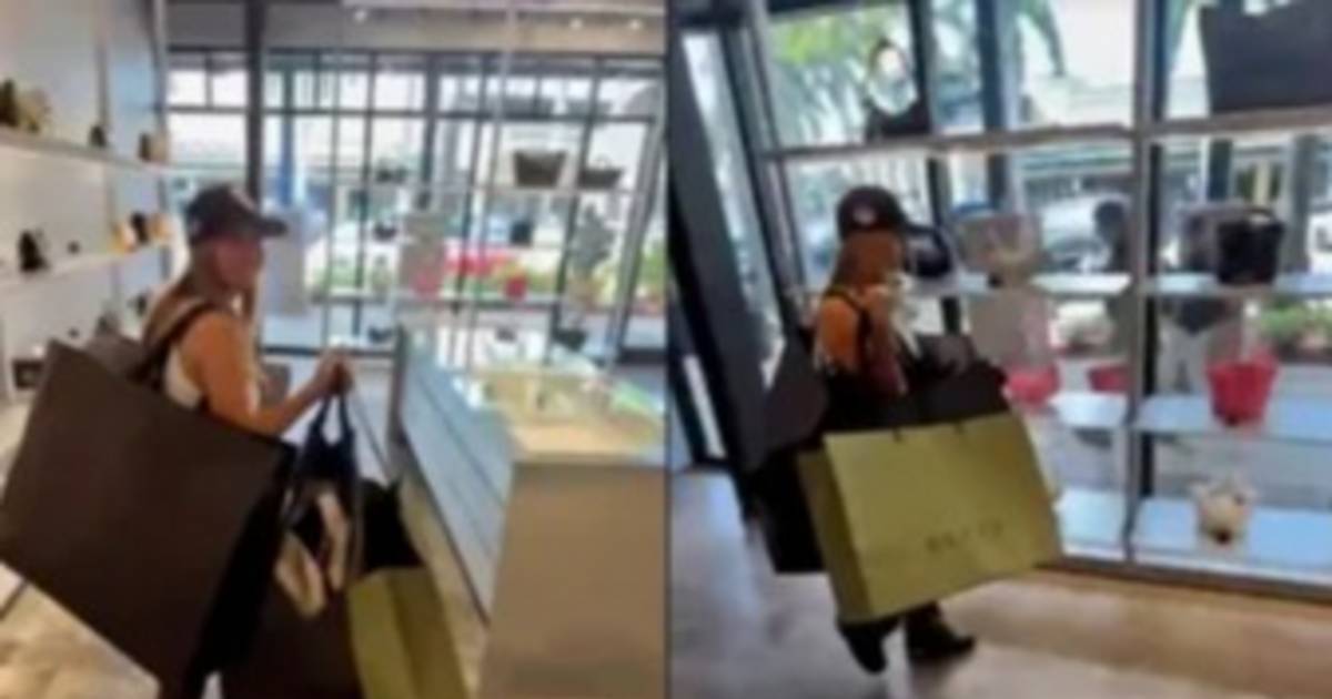 La China Suárez enfurecida con una mujer que la grabó comprando ropa en Miami