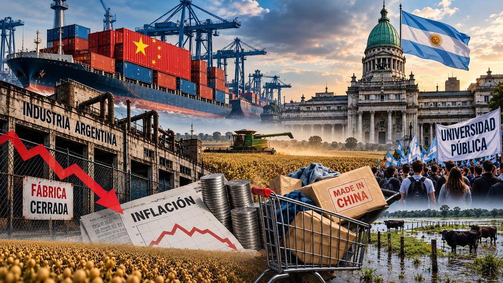 Las paradojas del modelo libertario: apertura comercial, industria en retroceso y pactos de poder