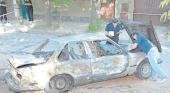 Encuentran a un ex convicto calcinado dentro de un auto