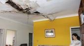 Derrumbe en una obra causó graves daños en una casa