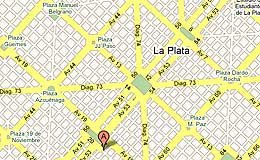 La Plata, en el Google Maps