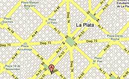 La Plata, en el Google Maps