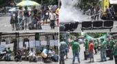 Cinco esquinas cortadas: un caos en todo el microcentro