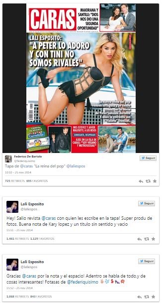 Lali Espósito "Es vacío y sin sentido"