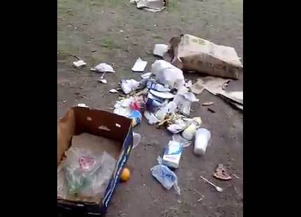 Rotundo cambio de paisaje en plaza Malvinas por la acumulación de basura