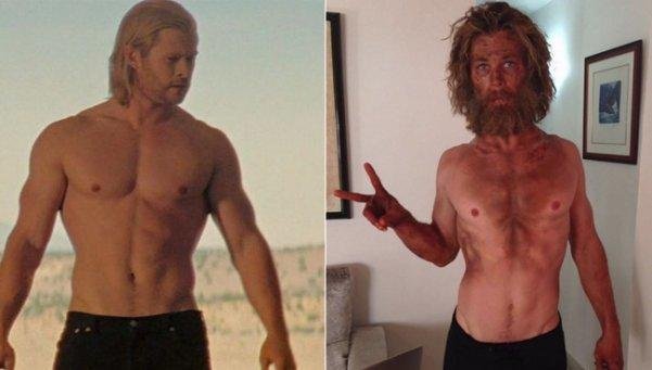 El rotundo cambio del actor de la película “Thor”