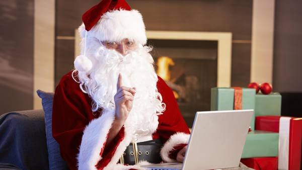 Papá Noel, cada vez más a tono 
con los dispositivos móviles e internet