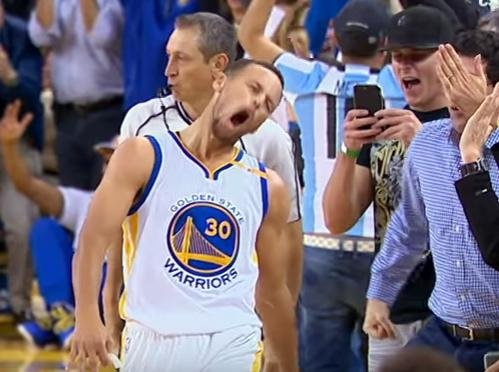 Curry batió el récord de triples en un partido y metió un festejo bastante particular
