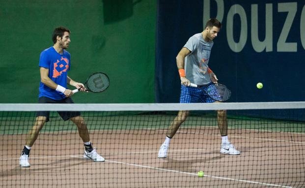 Doble turno del equipo argentino de la Davis