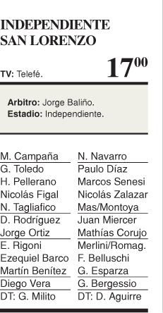El Rojo, a ganar ante el muleto de San Lorenzo