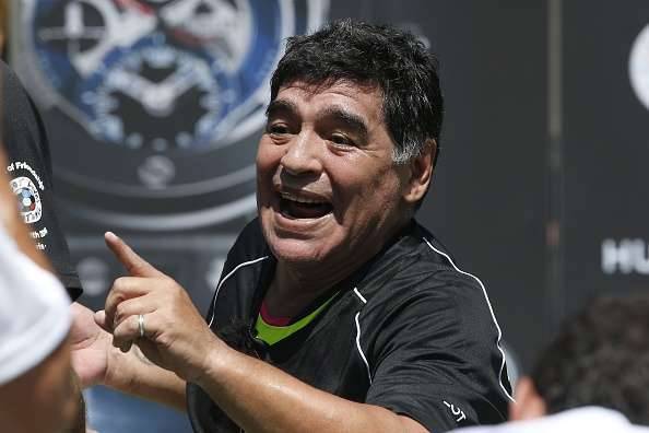 Esta vez, Diego apoyó a la Selección en la decisión de no hablar con la prensa