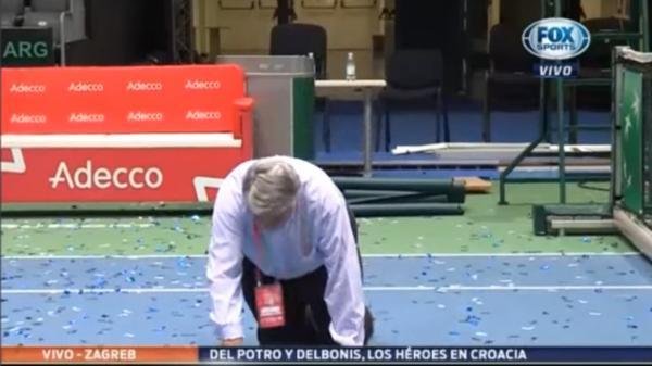 La promesa cumplida por un conocido periodista argentino por la obtención de la Davis