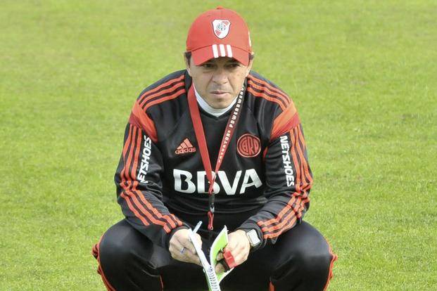 Los suplentes de River, ante Olimpia en el Estadio Unico