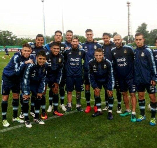 "Me abrazó Messi"
