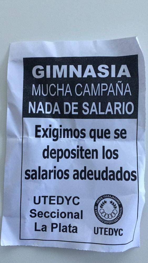Reclamo de Utedyc y comunicado del Club