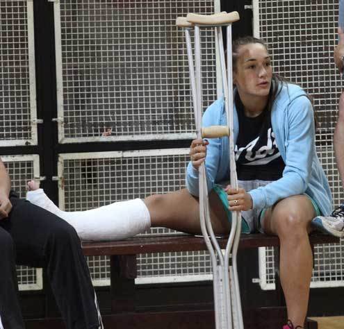 Rocío Campigli sufrió una seria lesión