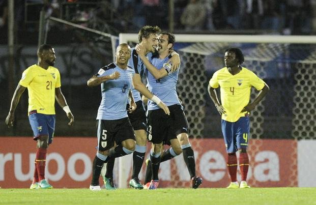 Uruguay le ganó a Ecuador en Montevideo