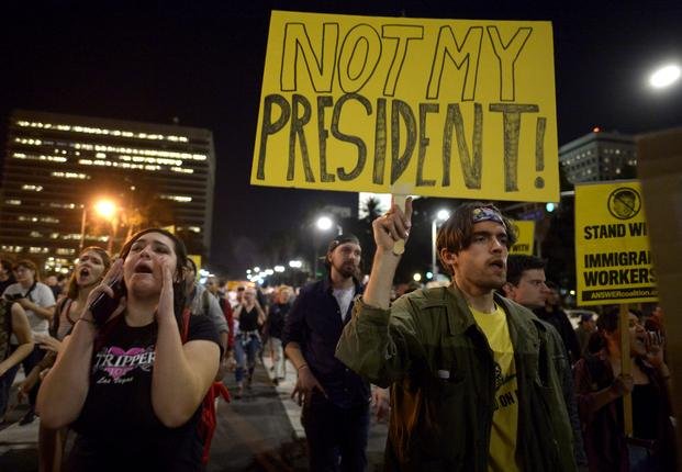 EEUU: protestas en varias ciudades tras el triunfo de Trump