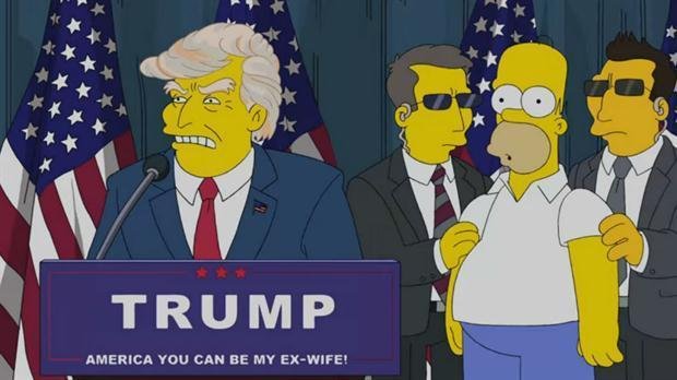 Hace 16 años, Los Simpson "predijeron" un triunfo de Donald Trump