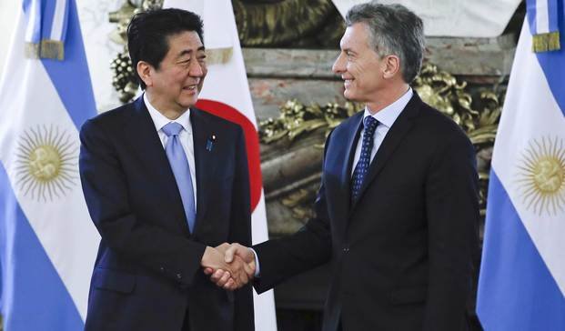 Macri y el premier de Japón instaron
a formar una "alianza estratégica"