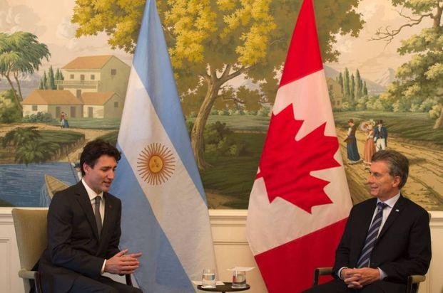 Macri recibirá mañana al primer ministro de Canadá