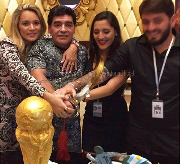 El duro mensaje que Diego Maradona envió a Dalma y a Gianinna