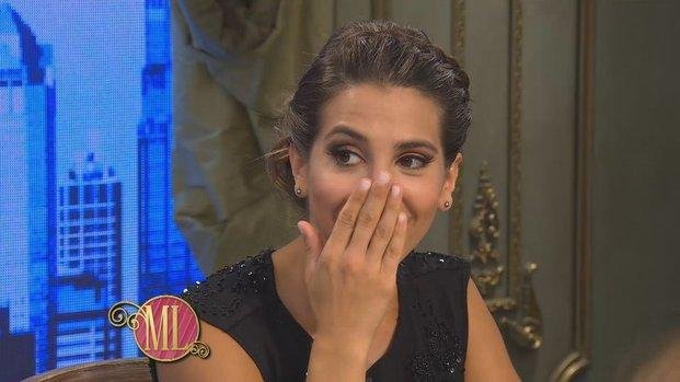 La confusión de Cinthia Fernández antes de almorzar con Mirtha